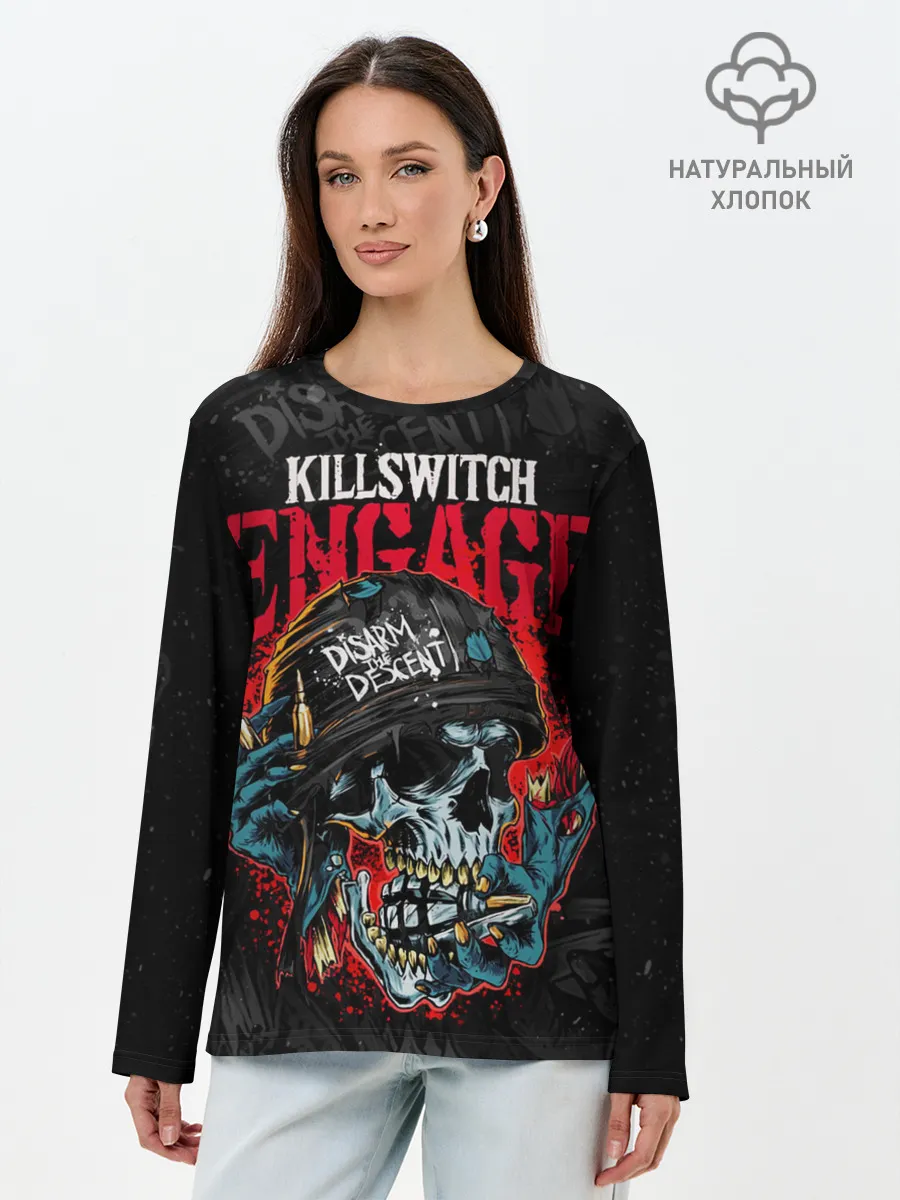 Лонгслив женский. Хлопок / Killswitch Engage