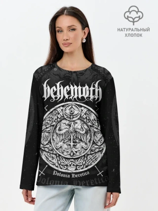 Лонгслив женский. Хлопок / Behemoth
