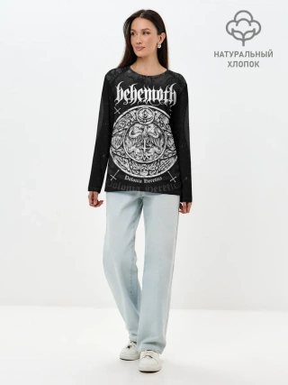Лонгслив женский. Хлопок / Behemoth