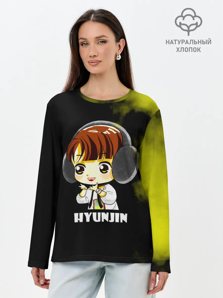 Лонгслив женский. Хлопок / Hyunjin
