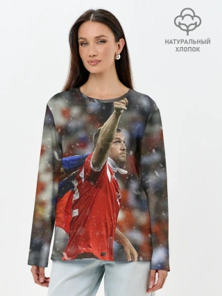 Лонгслив женский. Хлопок / Артем Дзюба