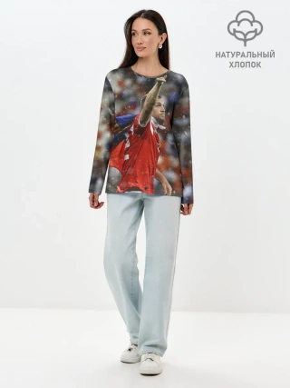 Лонгслив женский. Хлопок / Артем Дзюба