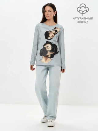 Лонгслив женский. Хлопок / Stray Kids