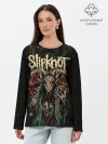 Лонгслив женский. Хлопок / Slipknot