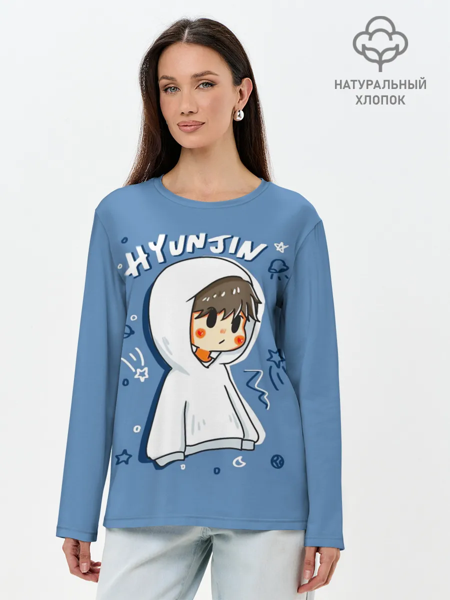Лонгслив женский. Хлопок / Hyunjin