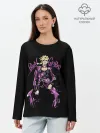 Лонгслив женский. Хлопок / Кира джоджо фиолет