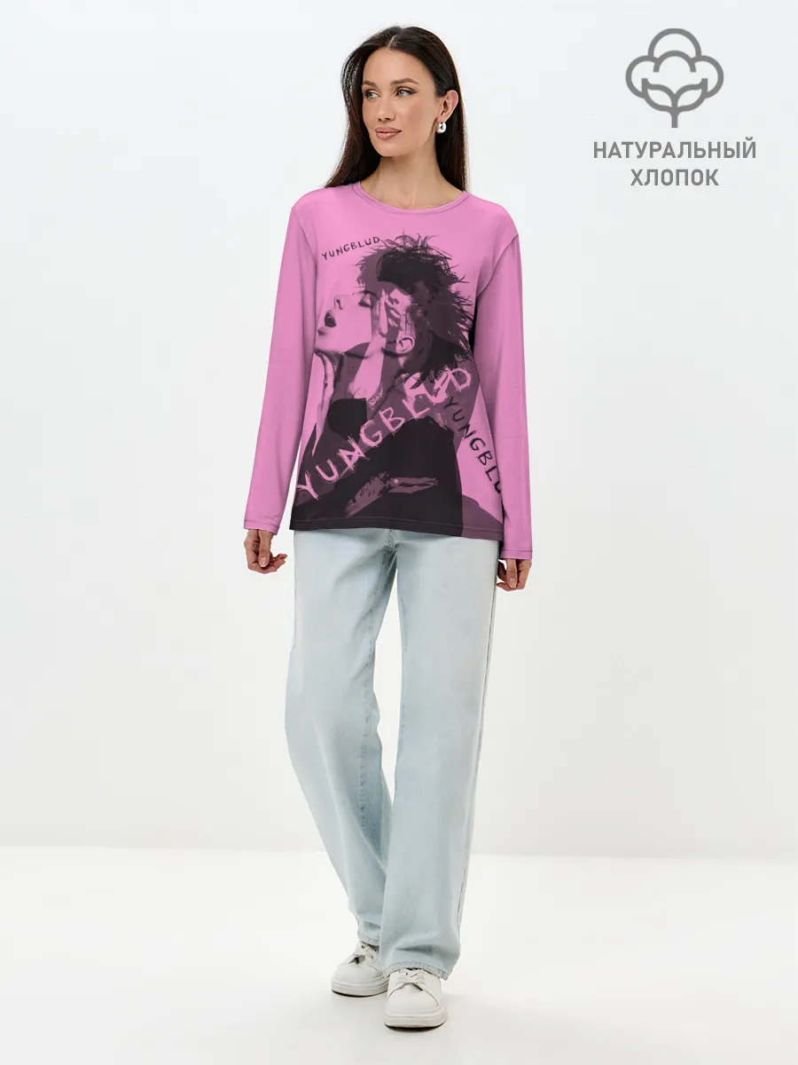 Лонгслив женский. Хлопок / Yungblud Yungblud Yungblud