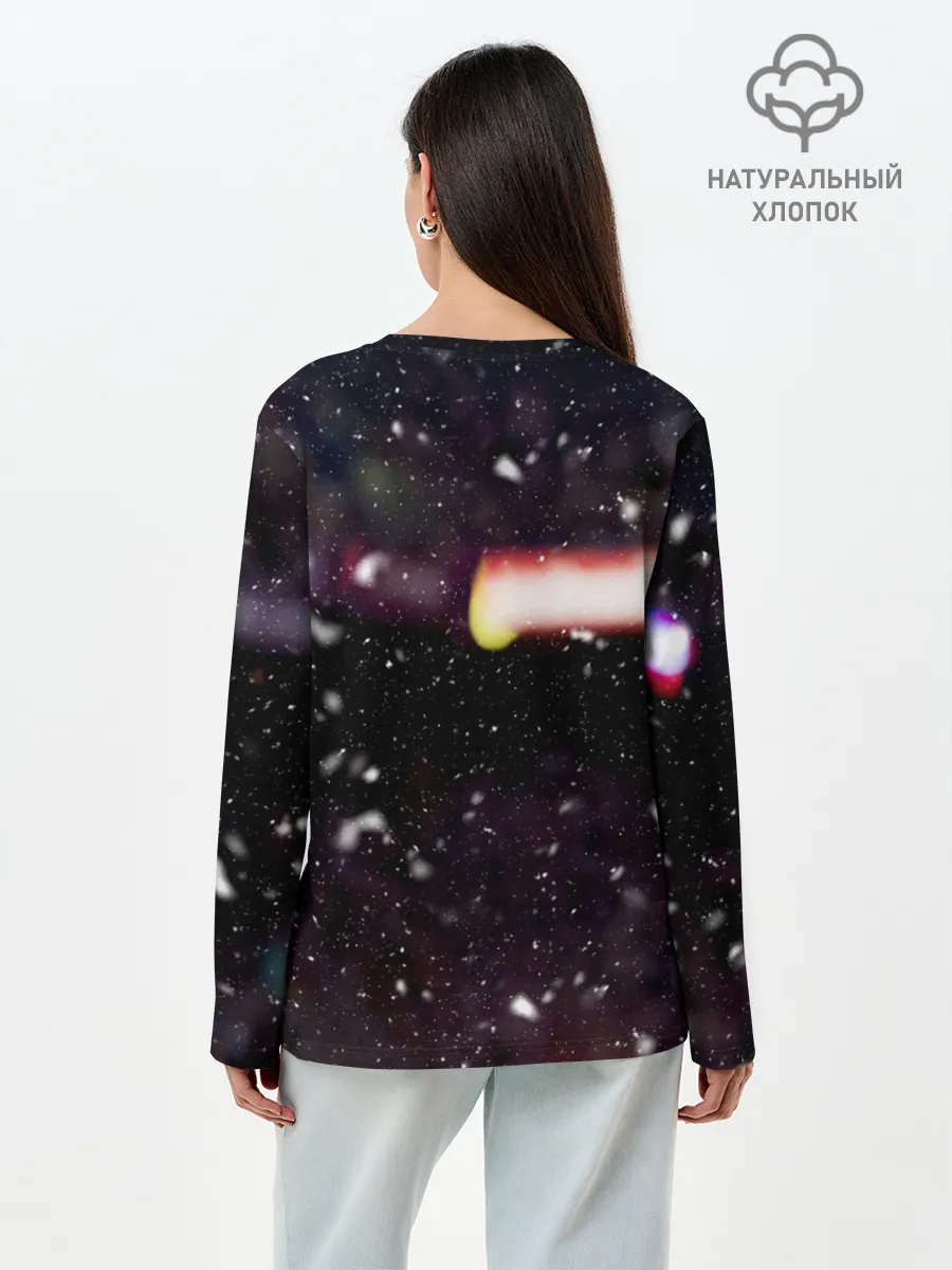 Лонгслив женский. Хлопок / Leo Messi