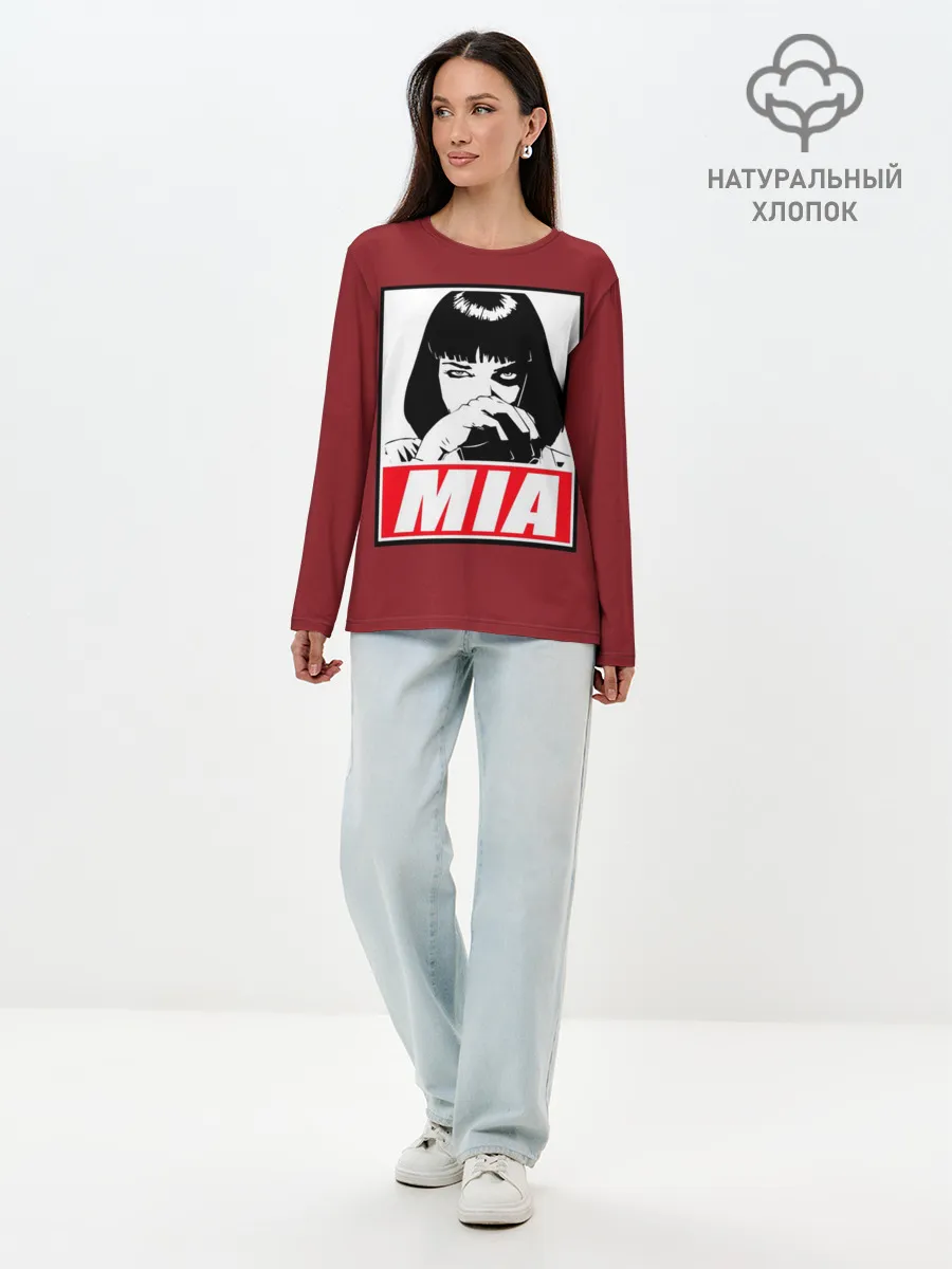 Лонгслив женский. Хлопок / MIA