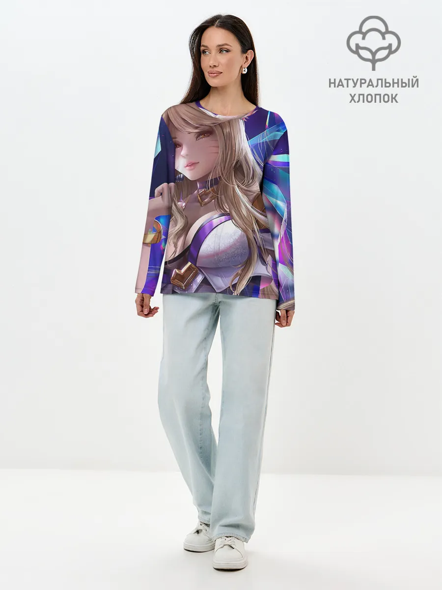 Лонгслив женский. Хлопок / Ари