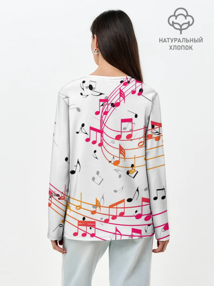 Лонгслив женский. Хлопок / ОТЕЛЬ ХАЗБИН АЛАСТОР