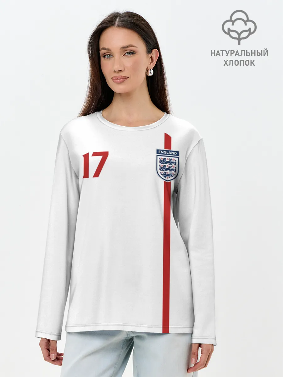 Лонгслив женский. Хлопок / Тедди Шерингем Англия Ретро
