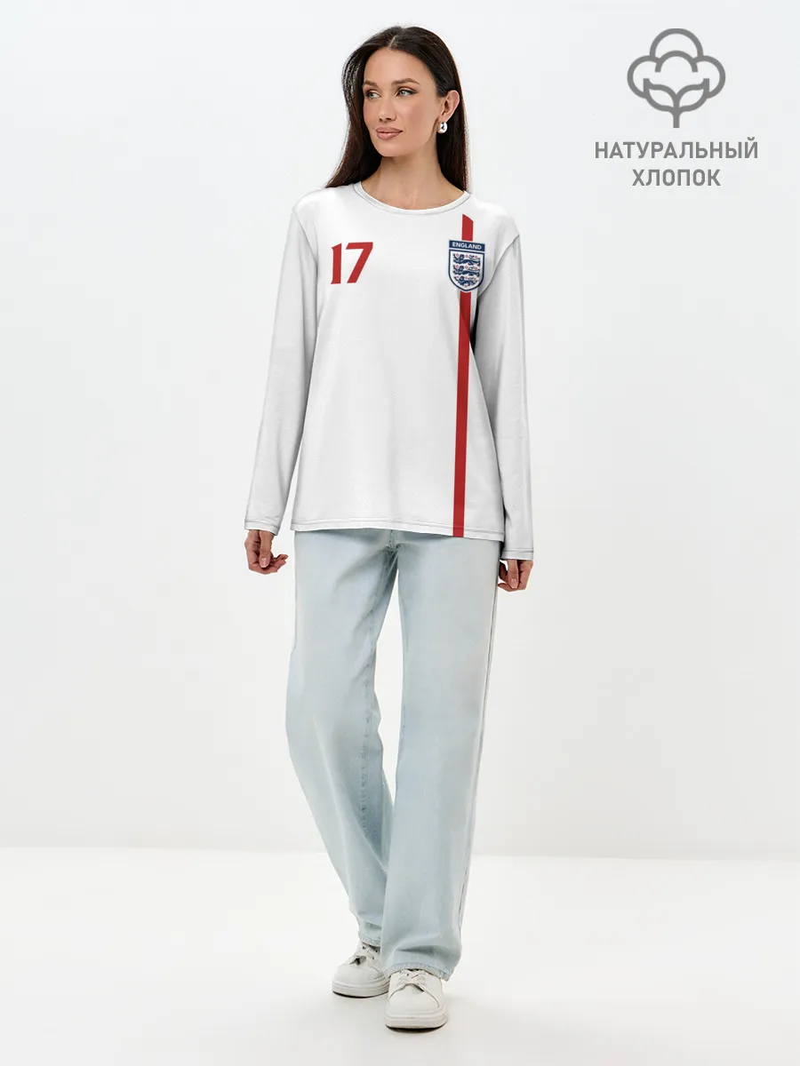 Лонгслив женский. Хлопок / Тедди Шерингем Англия Ретро