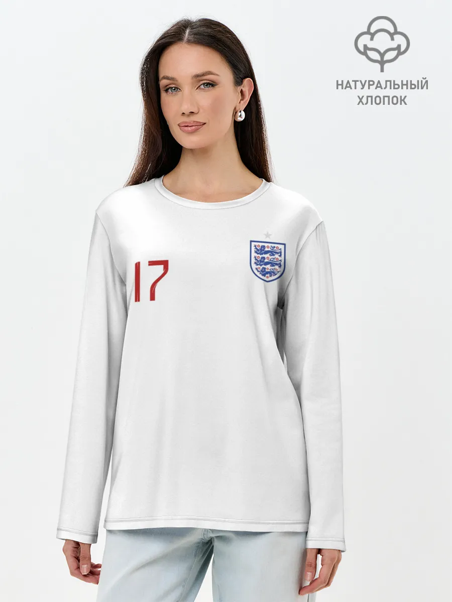 Лонгслив женский. Хлопок / Мейсон Маунт Англия