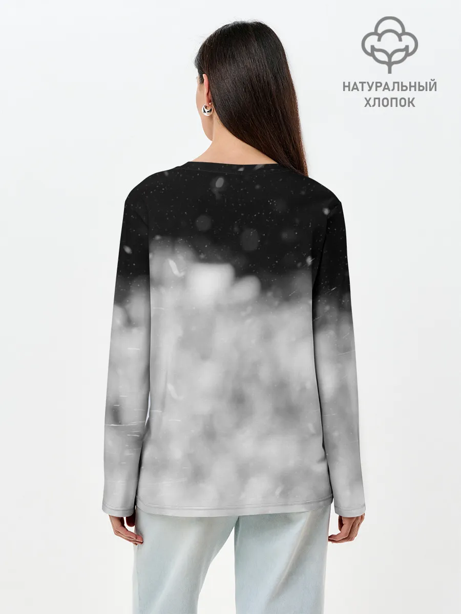 Лонгслив женский. Хлопок / Модрич