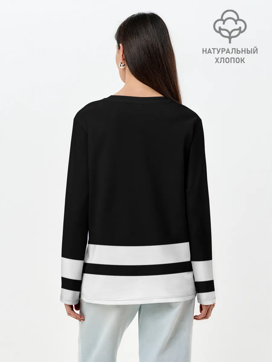 Лонгслив женский. Хлопок / Лос-Анджелес Кингз НХЛ