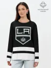Лонгслив женский. Хлопок / Лос-Анджелес Кингз НХЛ