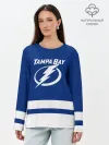 Лонгслив женский. Хлопок / Тампа-Бэй Лайтнинг НХЛ