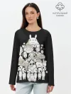 Лонгслив женский. Хлопок / Totoro
