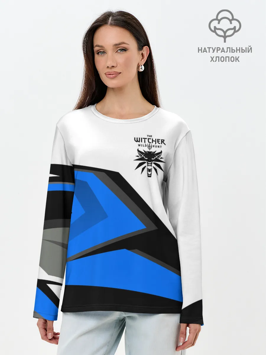 Лонгслив женский. Хлопок / Ведьмак 3: Дикая Охота