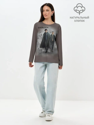 Лонгслив женский. Хлопок / SHERLOCK | ШЕРЛОК