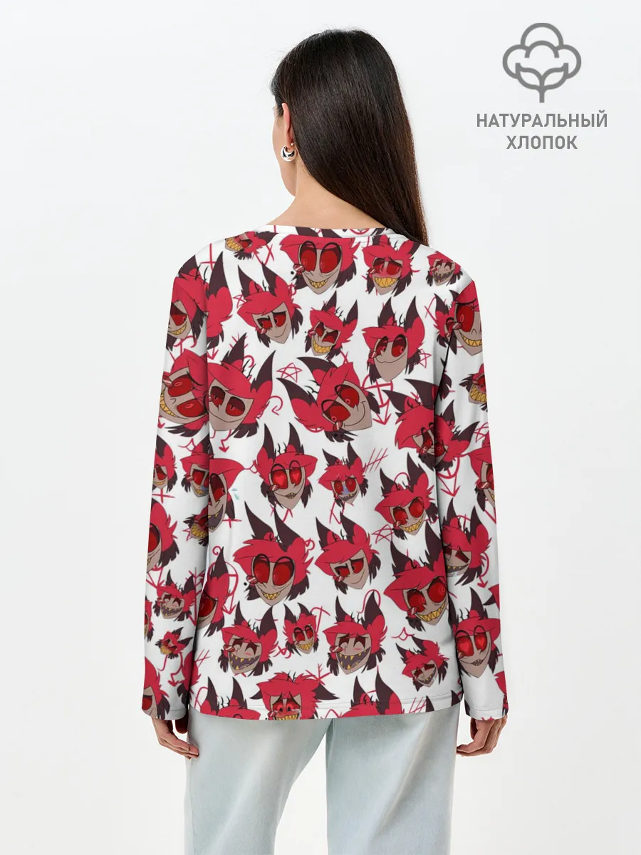 Лонгслив женский. Хлопок / ОТЕЛЬ ХАЗБИН АЛАСТОР