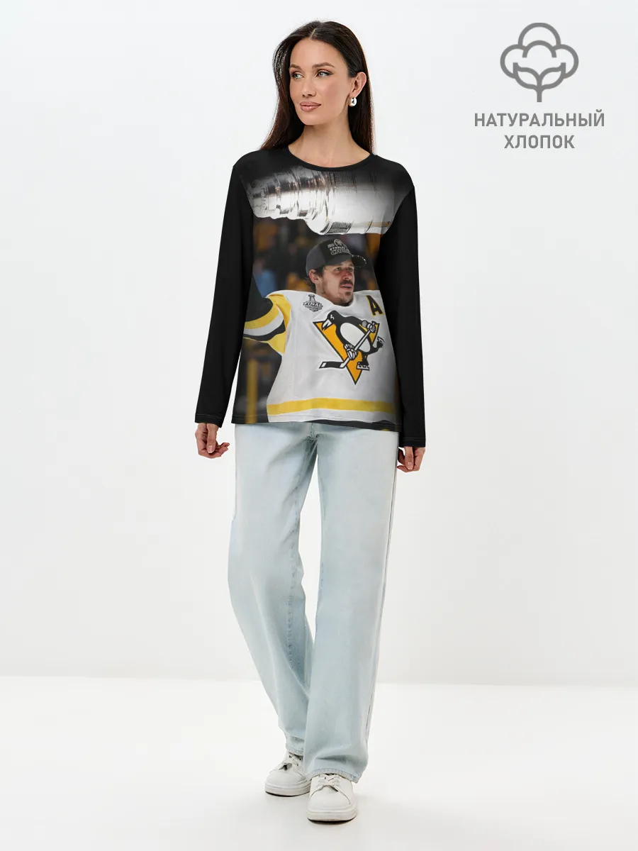 Лонгслив женский. Хлопок / Евгений Малкин