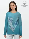 Лонгслив женский. Хлопок / vikings