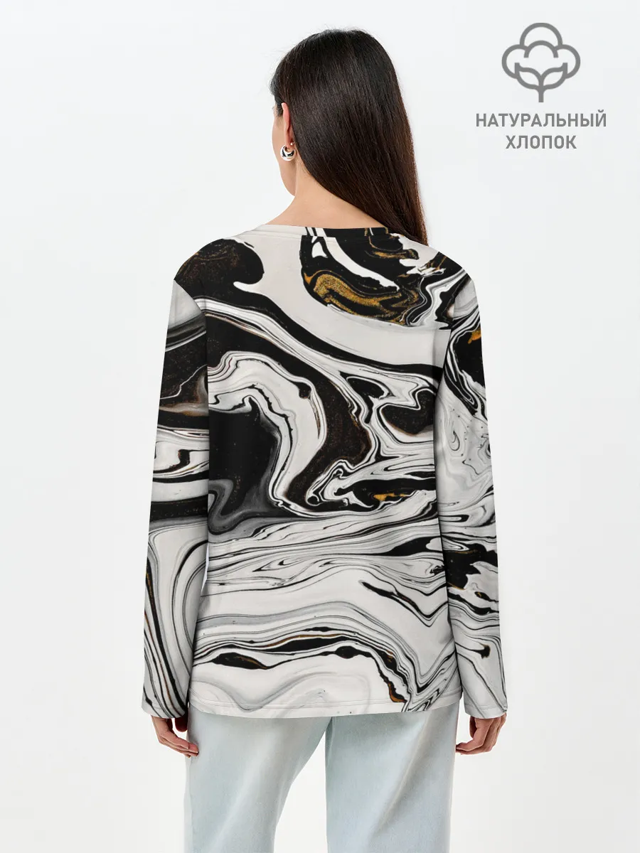 Лонгслив женский. Хлопок / woman yelling at cat