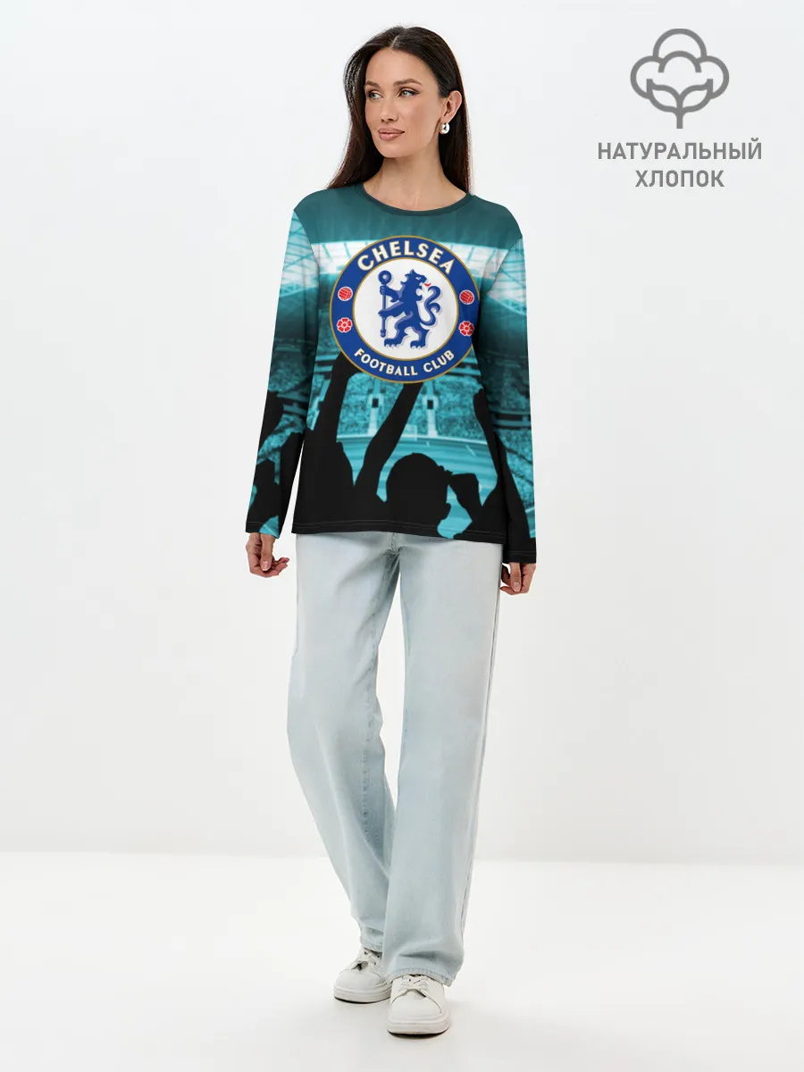 Лонгслив женский. Хлопок / Chelsea Челси