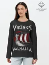 Лонгслив женский. Хлопок / Vikings Valhalla