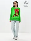 Лонгслив женский. Хлопок / The Grinch
