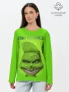 Лонгслив женский. Хлопок / Grinch Face