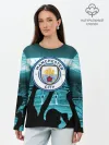 Лонгслив женский. Хлопок / Manchester City