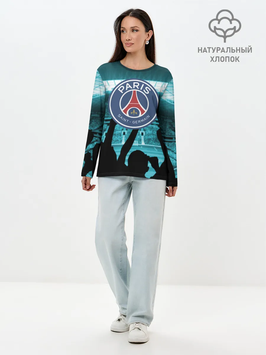 Лонгслив женский. Хлопок / Пари Сен Жермен