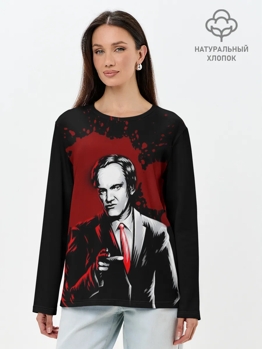 Лонгслив женский. Хлопок / Quentin Tarantino