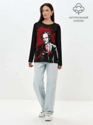 Лонгслив женский. Хлопок / Quentin Tarantino