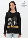 Лонгслив женский. Хлопок / Криминальное Чтиво