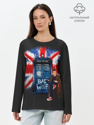 Лонгслив женский. Хлопок / Doctor Who