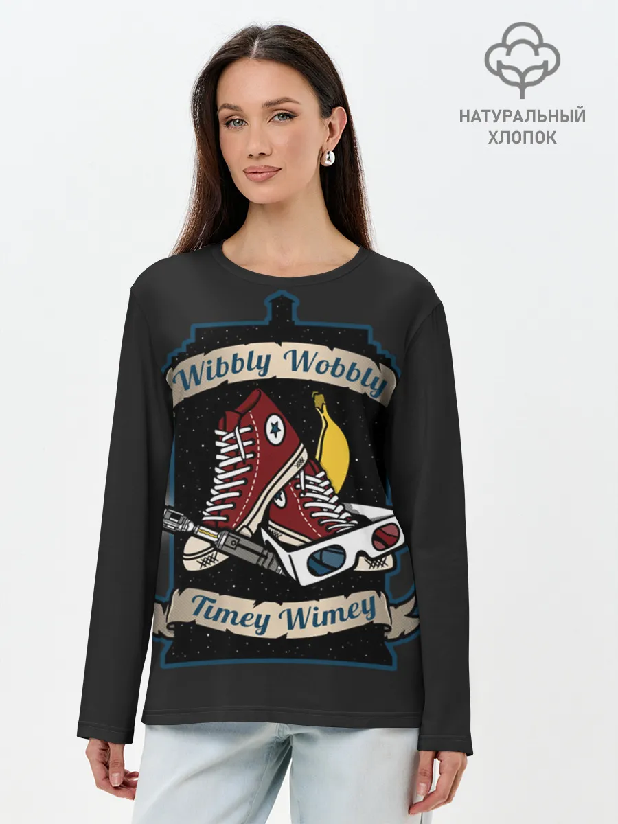 Лонгслив женский. Хлопок / Doctor Who