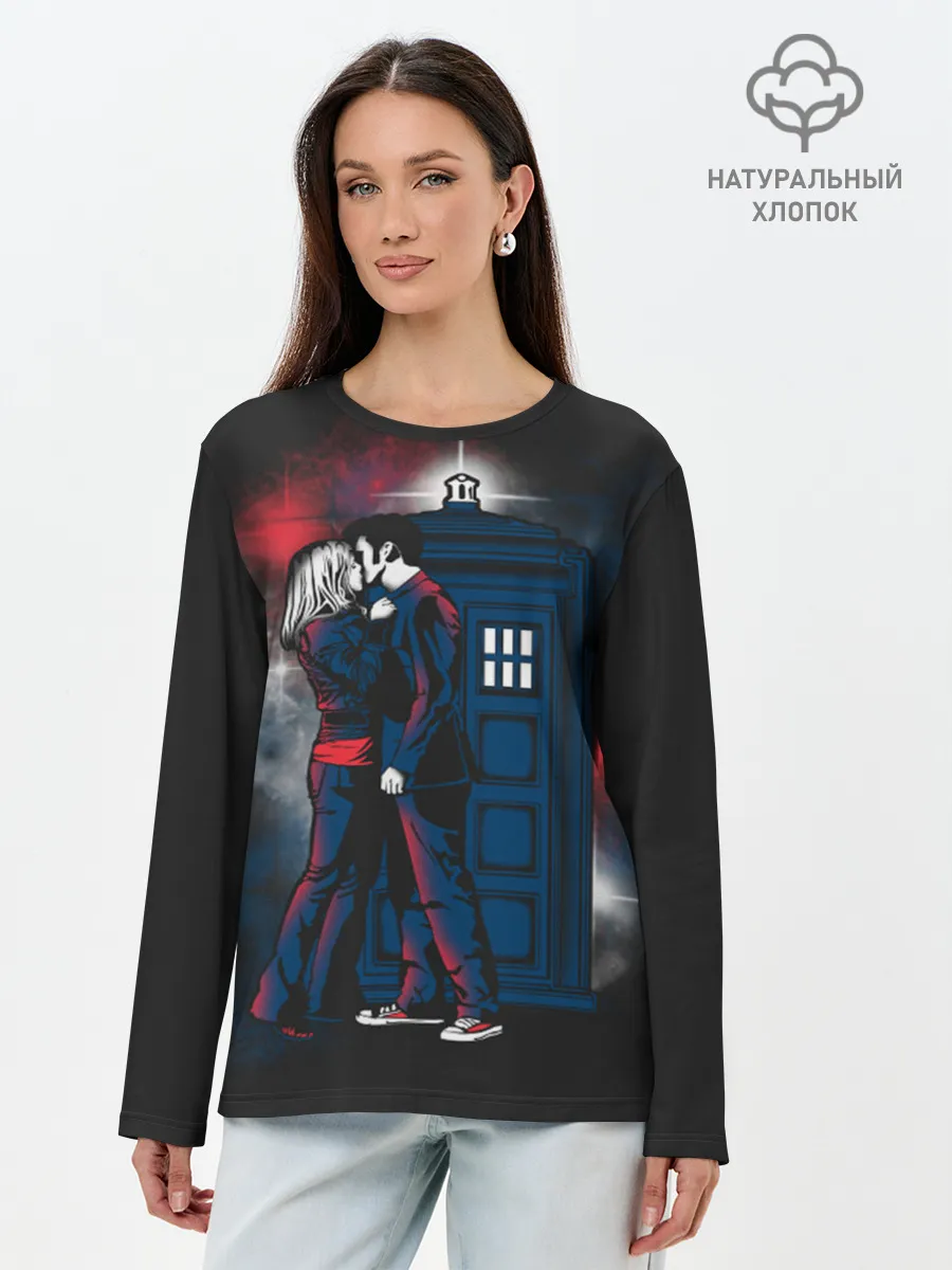 Лонгслив женский. Хлопок / Doctor Who