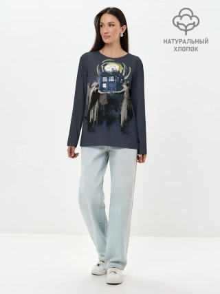 Лонгслив женский. Хлопок / Doctor Who