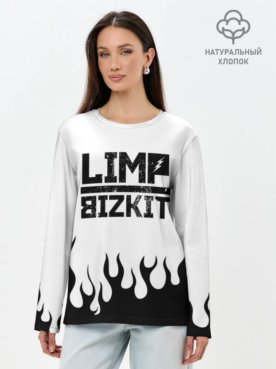 Лонгслив женский. Хлопок / Limp Bizkit