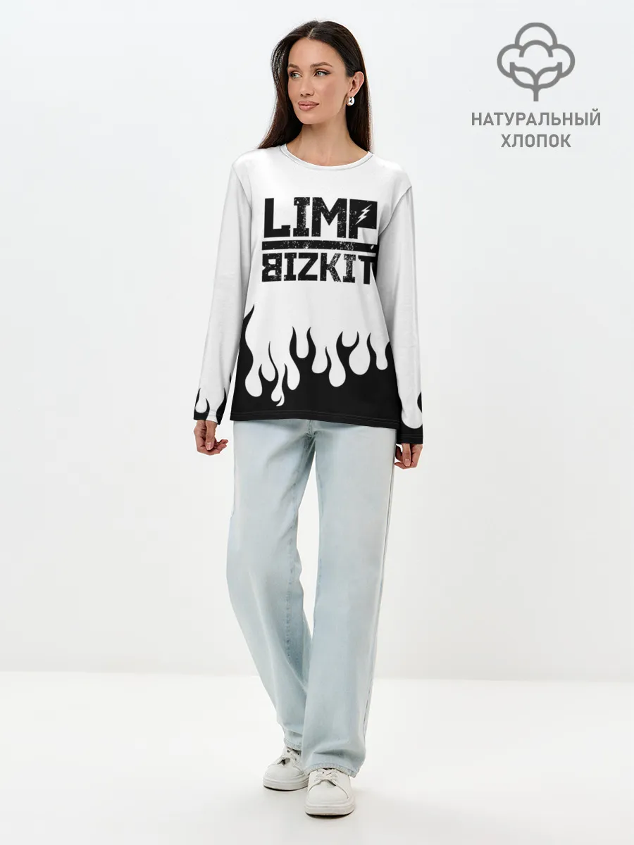 Лонгслив женский. Хлопок / Limp Bizkit
