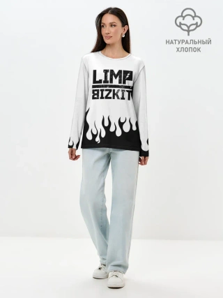 Лонгслив женский. Хлопок / Limp Bizkit