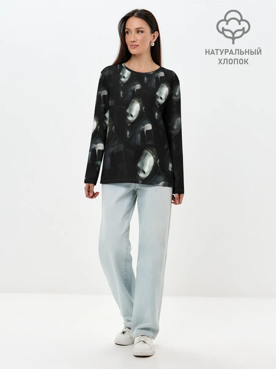 Лонгслив женский. Хлопок / half-life