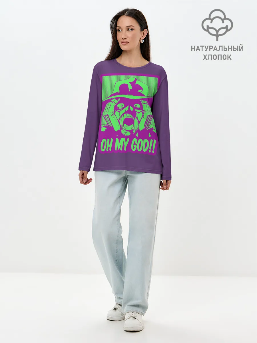 Лонгслив женский. Хлопок / Oh my good!!
