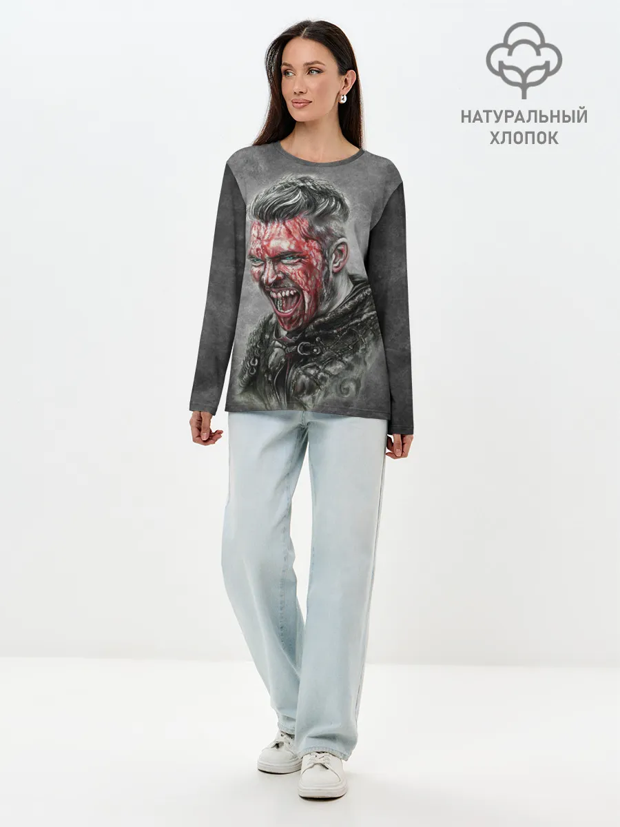 Лонгслив женский. Хлопок / vikings