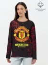Лонгслив женский. Хлопок / Manchester United