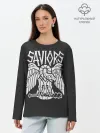Лонгслив женский. Хлопок / Ходячие мертвецы Saviors